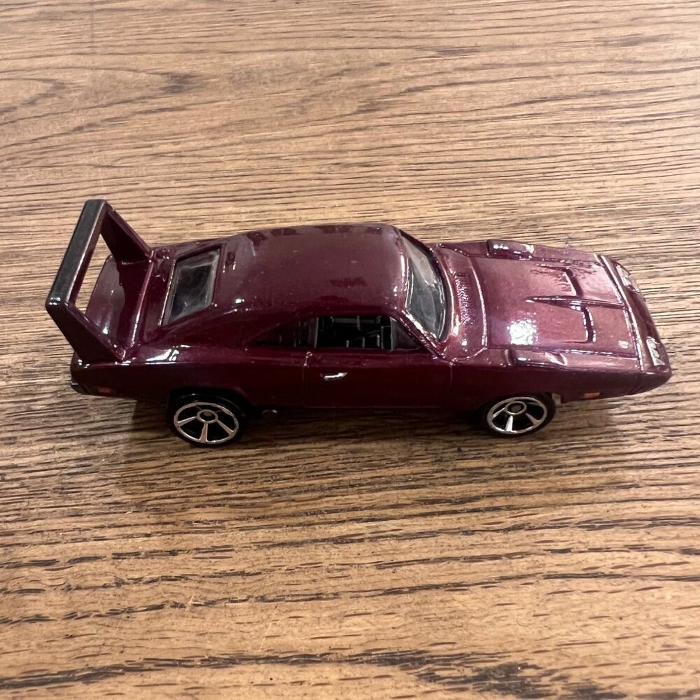 Hot Wheels 2013 Dodge Charger Daytona Die-Cast Car Burgundy